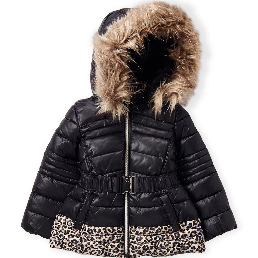 NWT Michael Kors jacket Toddler Girls 4T puffer